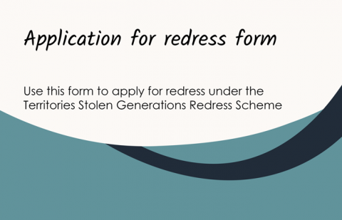 Application for Redress form