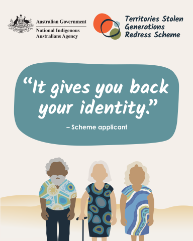 "It gives you back your identity" - Scheme applicant
